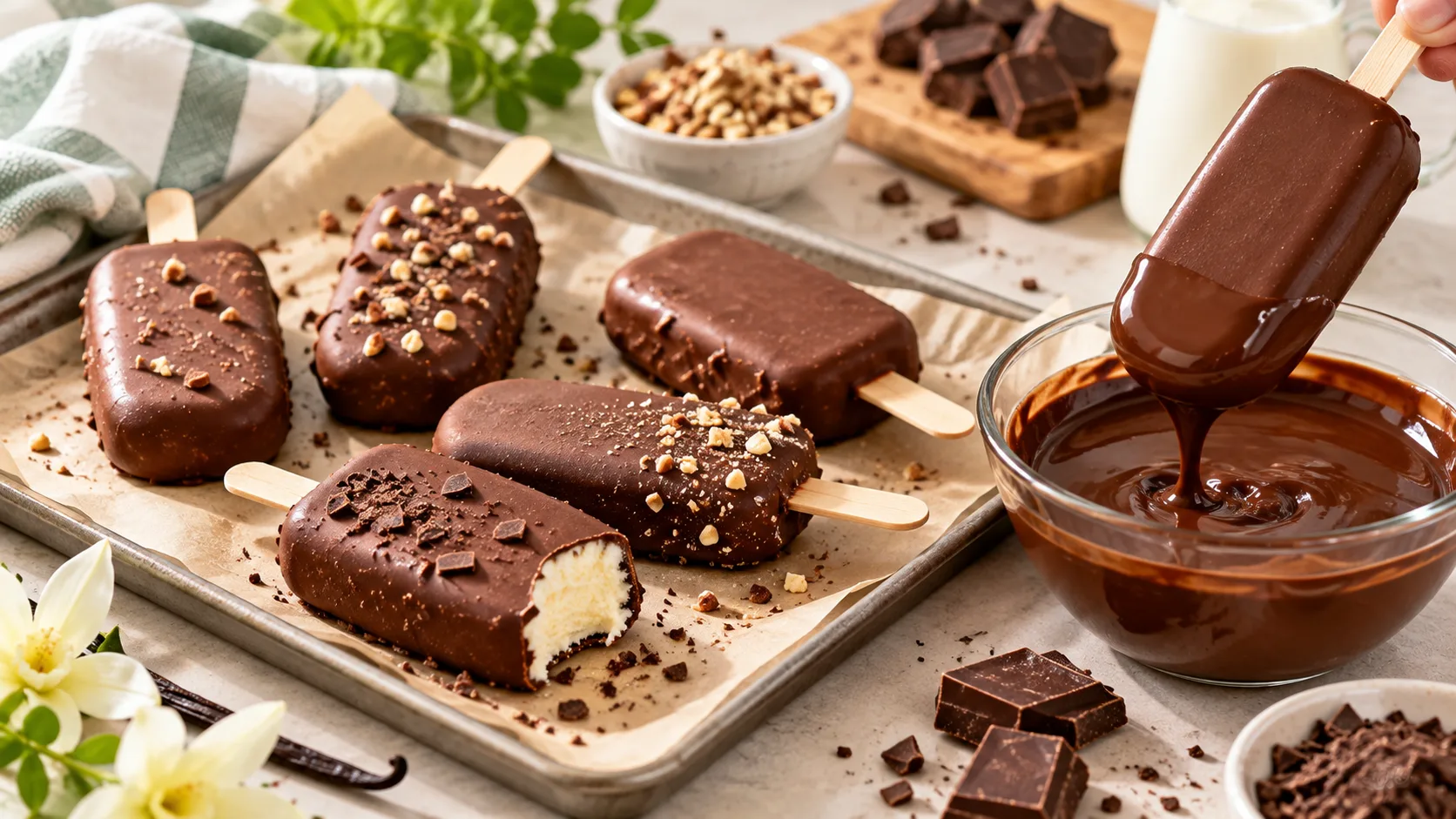Eskimo Pie Popsicles Recipe