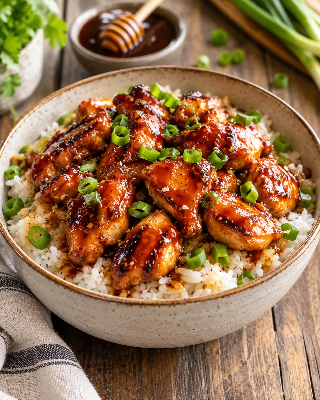 5-Step Honey BBQ Chicken Rice for the Perfect Dinner