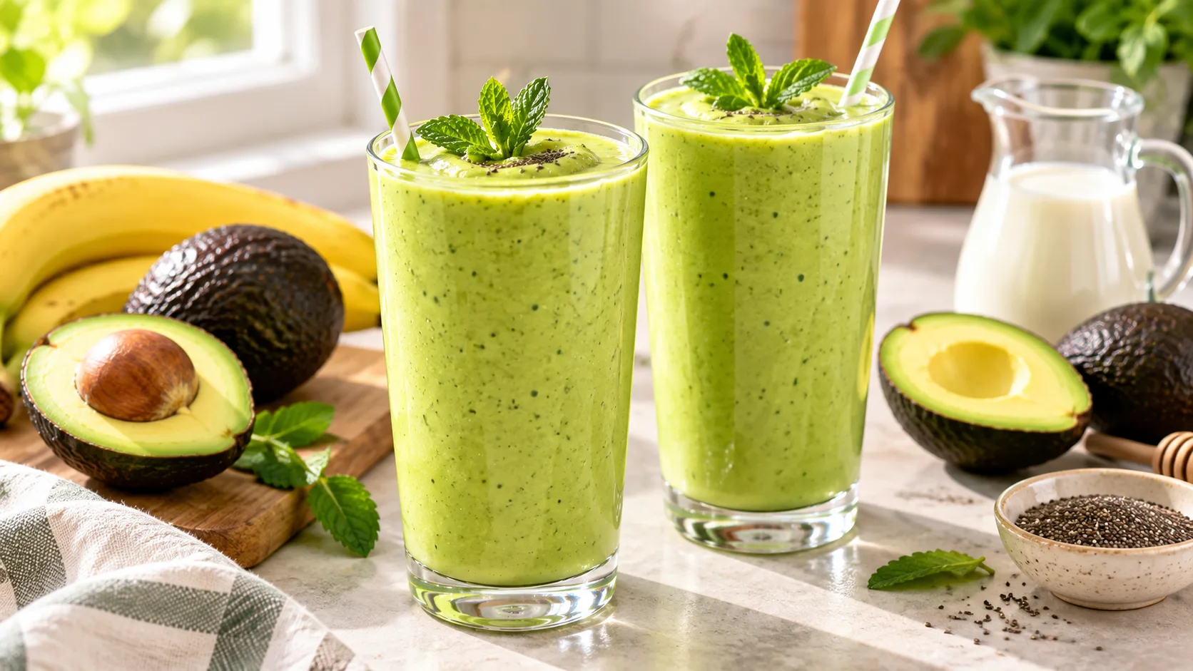 5 Minute Avocado Smoothie