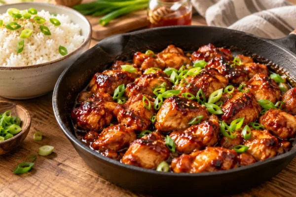 Honey BBQ Chicken Rice