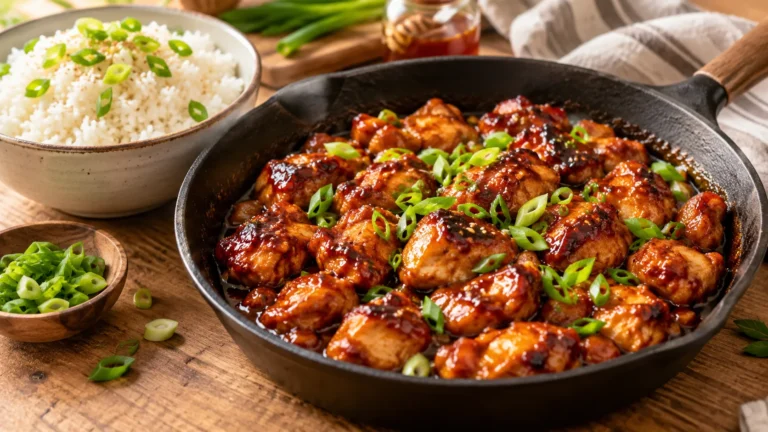 Honey BBQ Chicken Rice